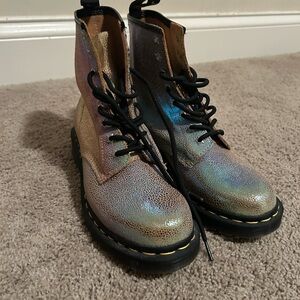 Dr. Martens Iridescent Combat Boots